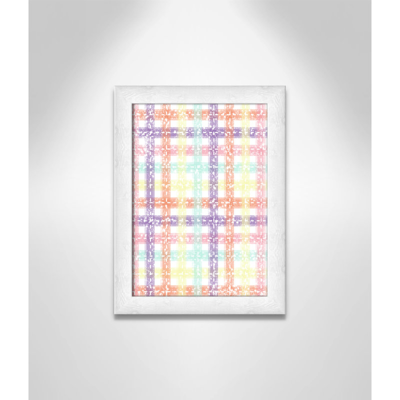 Adhésif décoratif à carreaux uniques, H 16 po x l 12 po x P 0,625 po, Encadré plat à grain de bois blanc