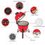 Blue Elephant 38.9cm W Kamado Charcoal Grill-1117124868