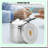 Stainless Steel Bathroom Vanity Organizer - Cotton Ball & Cotton Swab Canister with Lid for Home & Hospital Use
