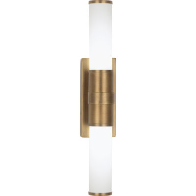 Srkashlteni Wall Sconce With White Frosted Glass Shades - Sleek Indoor Lighting Fixture For Dry Or Damp Locations