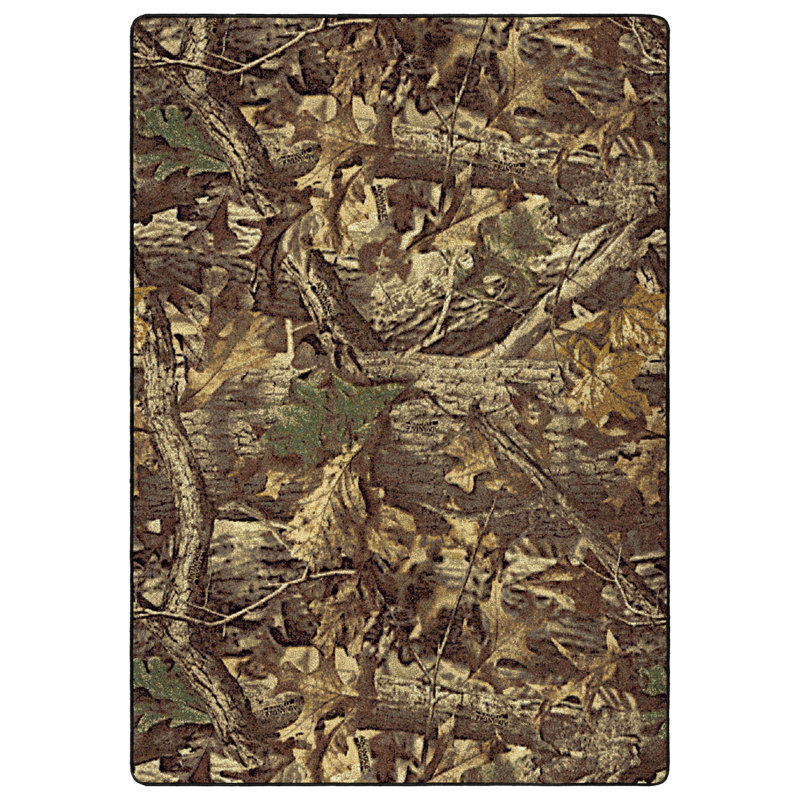 Tapis camouflage Realtree Advantage Timber, Rectangle 5 pi 4 po x 7 pi 8 po