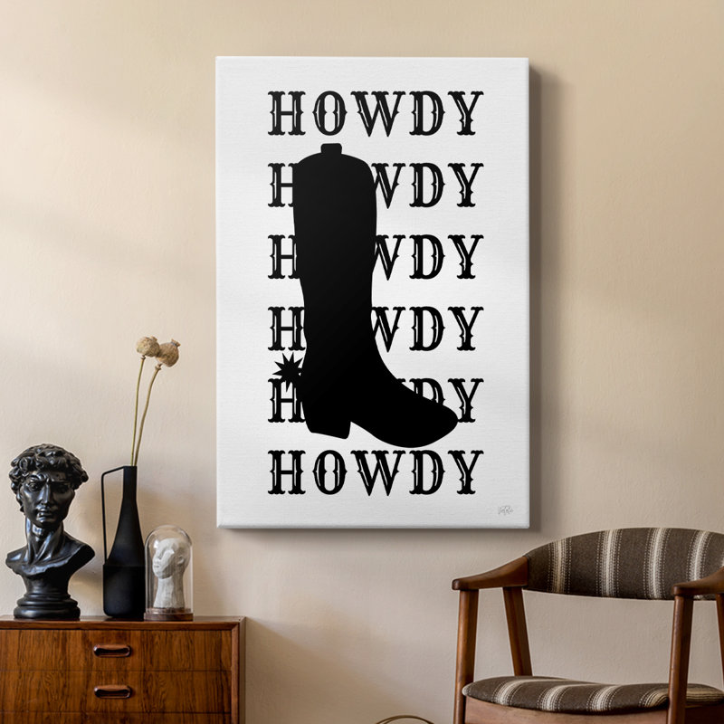 Howdy - Cavas Gallery sur mesure, H 36 po x l 24 po