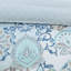 Housse de couette réversible en coton Shabby Chic 3 pièces avec motifs botaniques