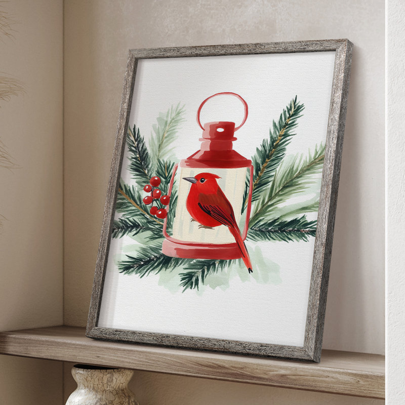 «Christmas Holiday», art encadré CECL XXVII, bois massif XMA170631, H 15 po x l 12 po