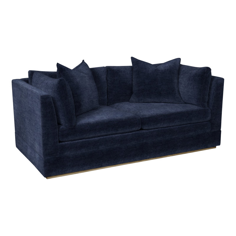 Thom Filicia Home 70.5'' Square Arm Loveseat, Hampton, Nadia Eclipse