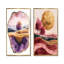 «Farm Charm Meadow with Lavender Ink Field Landscape III», collection d'art mural 2 pièces-342144038-342144046
