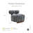 Tilton Zebra-Stripe Chenille Accent Chair-1248933958