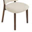 Chaise d'appoint rembourrée en bois massif Annika (ensemble de 4)-1114888219-1114888220
