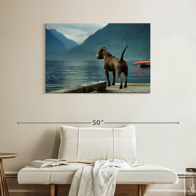 Brampt Pierside Pit Bull, 26" H x 39" W