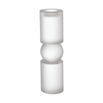 D3.1X11" Palisade Medium Glass Candle Holder