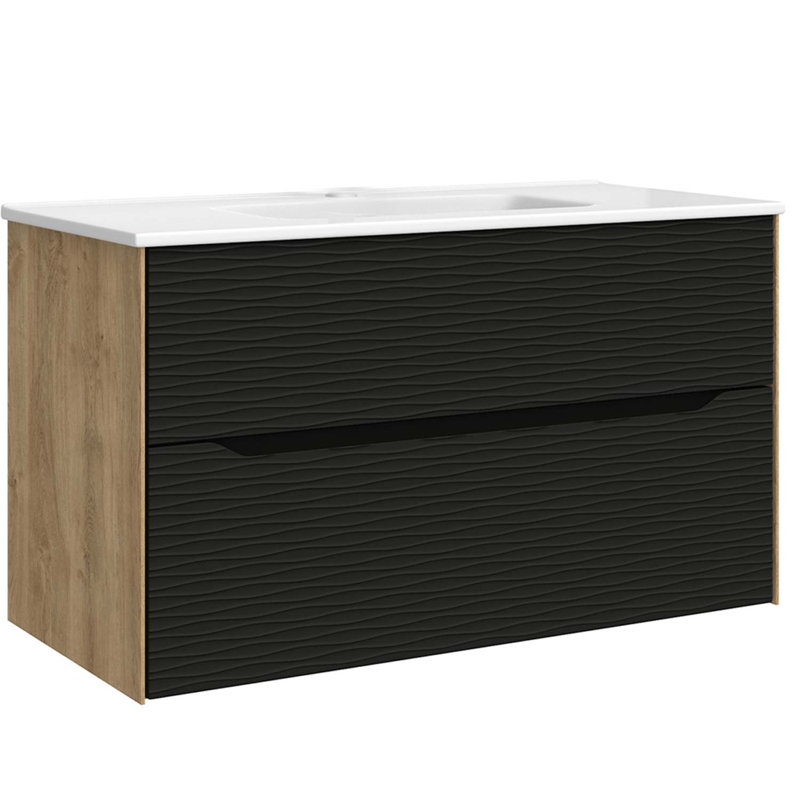 Meuble-lavabo simple DAX Sahara 40 po, Chêne
