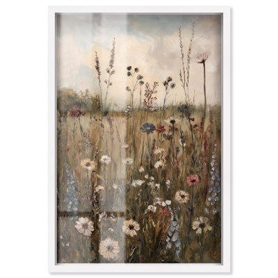 Champ de rêves oubliés II, art floral rétro par Art Remedy