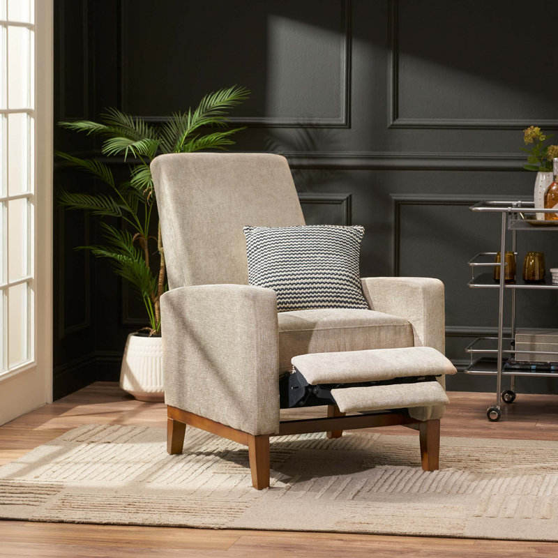 Fauteuil inclinable manuel de 27 po Ashlyn, Beige