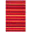 Kalaiya Hand Loomed Wool/Cotton Striped Rug in Red-1981143105