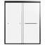 Porte de douche coulissante double semi-sans cadre H 56 po x l 72 po x H 72 po