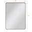 Miroir mural rectangulaire noir de 30 po x 40 po avec cadre en métal - Chambre à coucher, salle de bain, salon, conception encadrée, finition-941933708-941933706