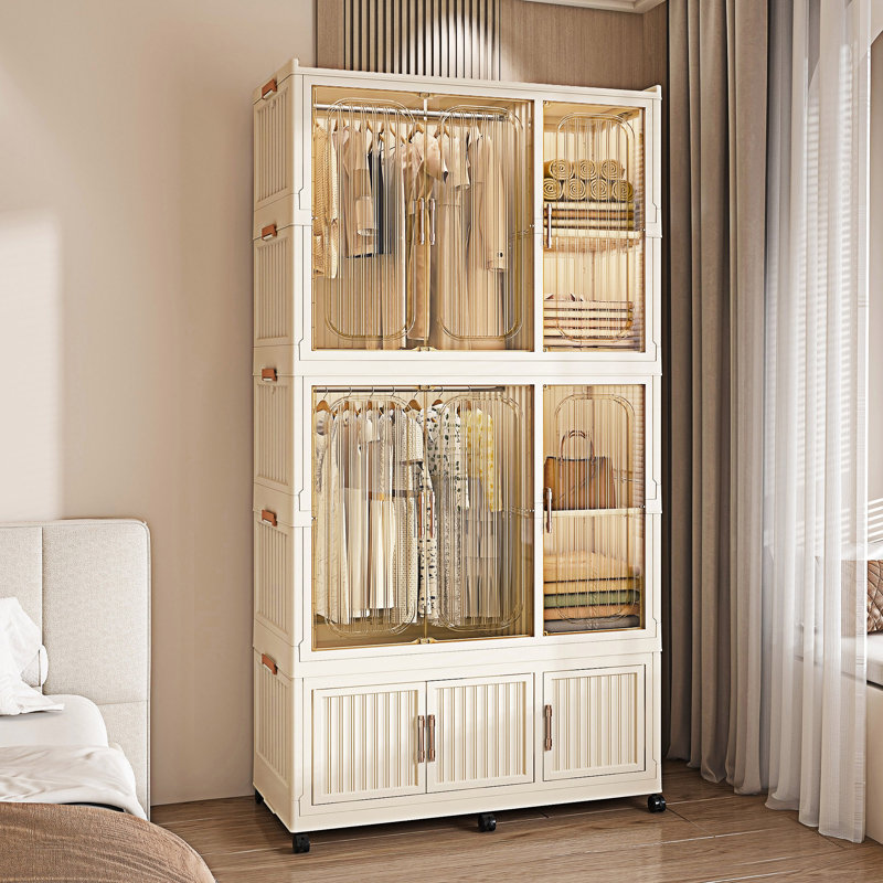 Organisateur de rangement pour garde-robe portable