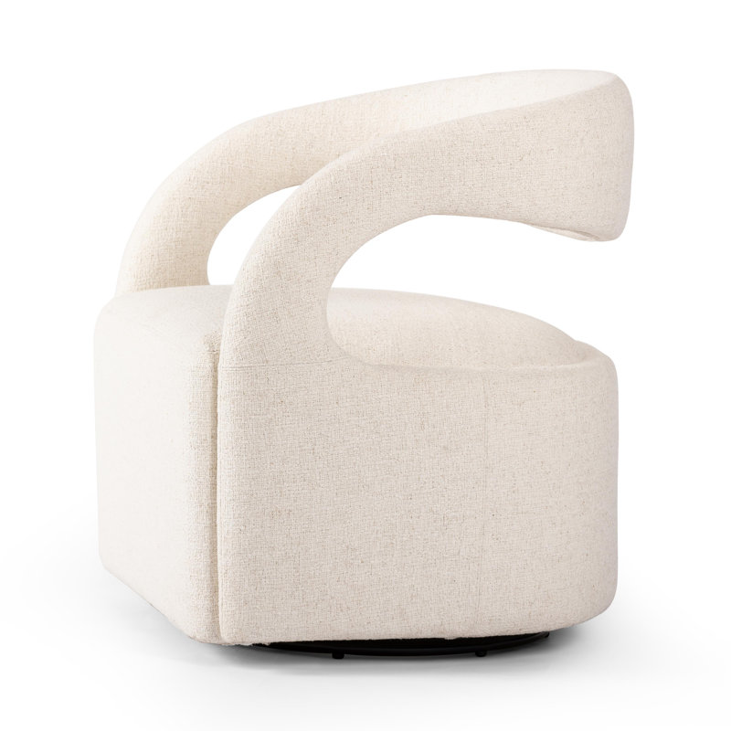 Hawkins Swivel Armchair, Omari Natural