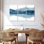 Aquarelle Avery, paysage bleu marine II-107934863