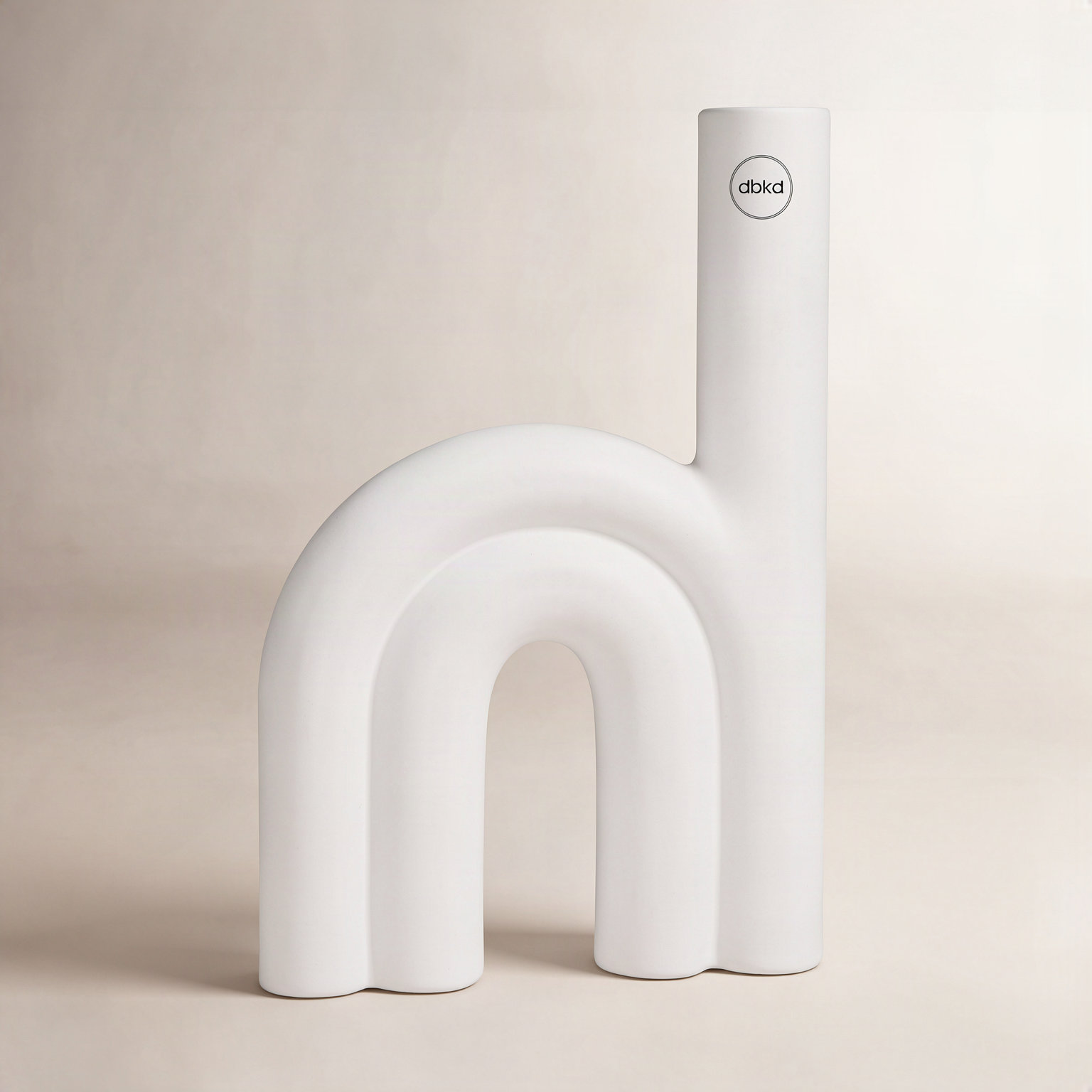 Table Vase, White