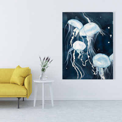 Medusa - Toile de salle de bain côtière pour la décoration intérieure | Reproduction d'art