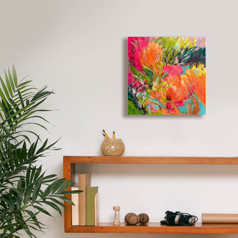  «I Hear Her Sing 1» par Dorothy Fagan, art mural sur toile, 12 po x 12 po