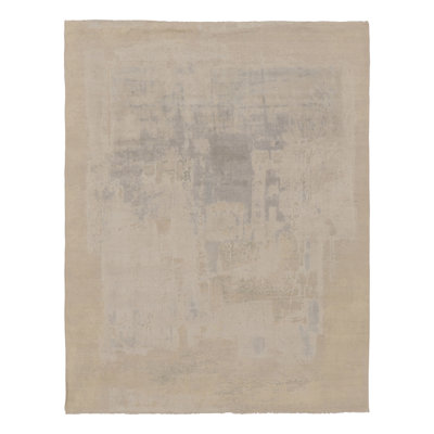 Modern One-of-a-Kind 7'1X9'11 Hand Knotted Area Rug