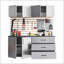 Astro Series 64 po X P 79 po H 20 po D Ensemble d'armoires de garage, solution de rangement élégante et durable avec mécanismes de fermeture en douceur et matériaux écologiques