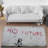 Stylish Non Woven Thin Type Printed Rug Featuring a Unique Geometric Design and Neutral Tones Perfect for Enhancing the Aesthetic Appeal of Any Living Space-128543057