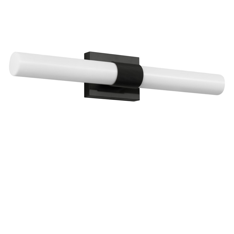 Meuble-lavabo à DEL, H 4,5 po x l 24 po x P 3,9 po, Nuit noire