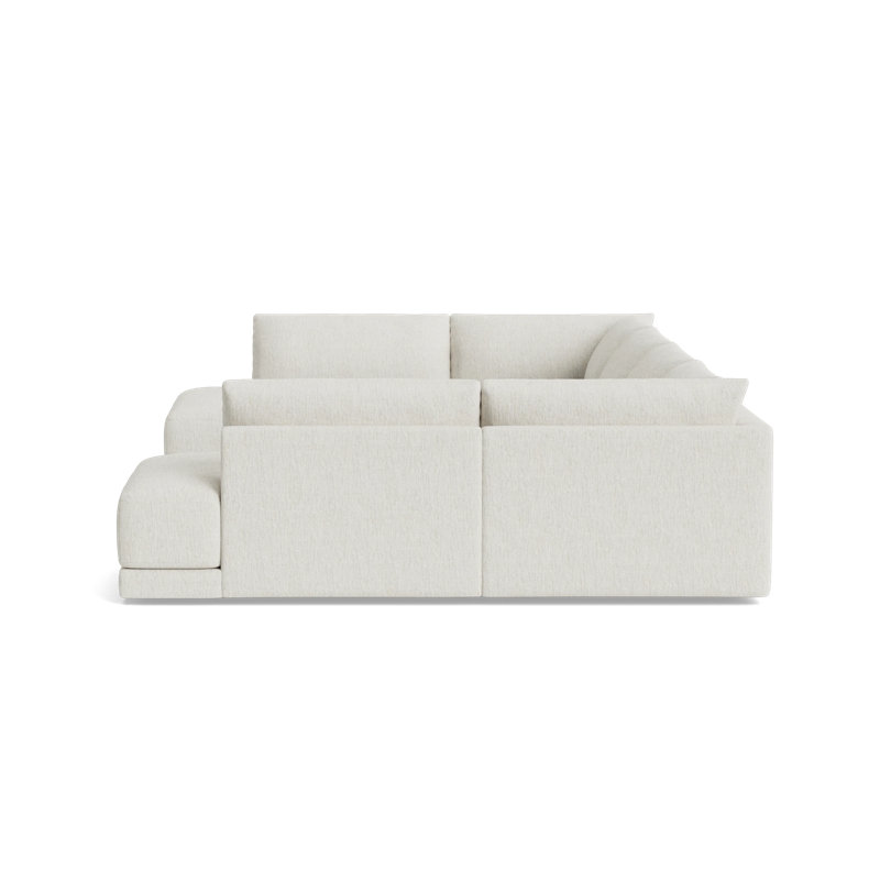 Eva Sectional, Performance Weave - Snow
