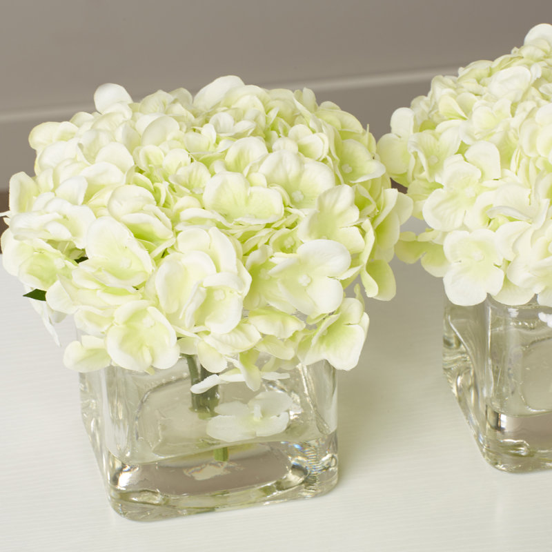 Hydrangea Arrangement in Vase