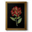 «Crimson Flowers On» (A) I, toile encadrée de qualité supérieure - prête à être accrochée-100885428