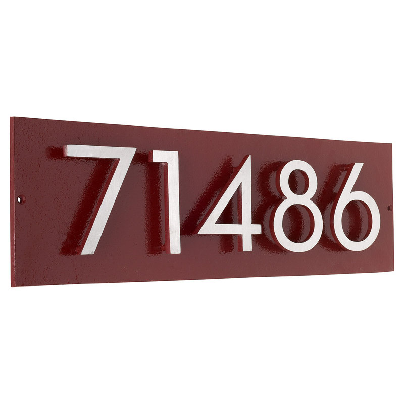 Rectangle Lawn Insert, Brick Red/Two Tone, Yes