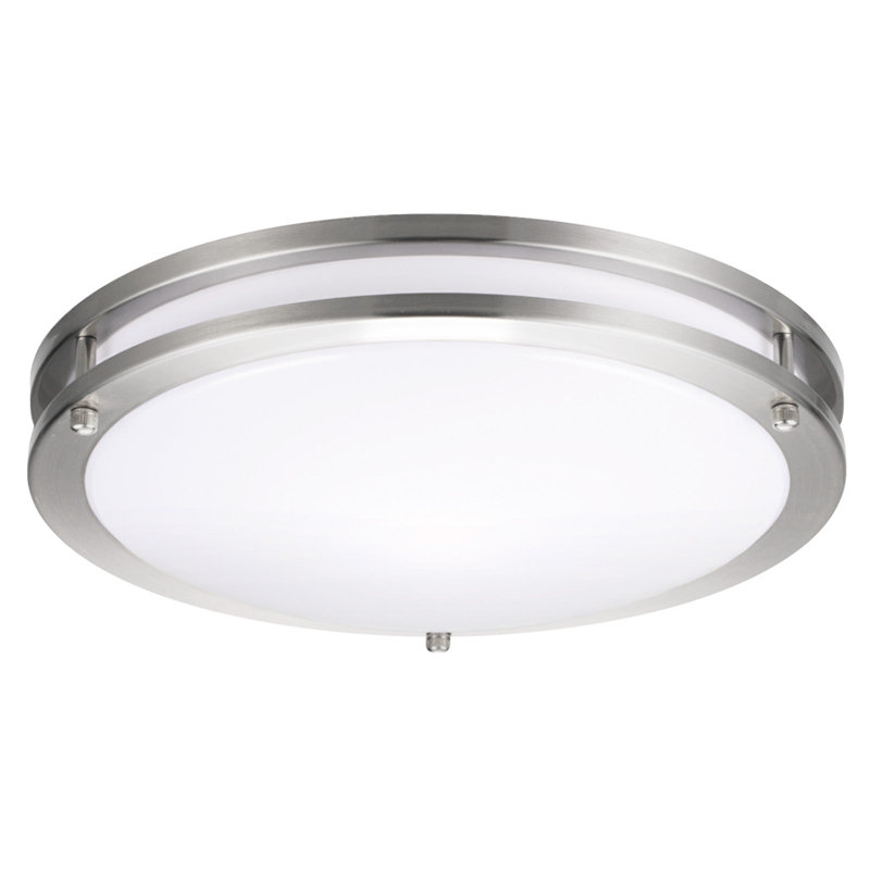 1PK Double rings Dimmable 18" LED Flush Mount Ceiling light,ceiling lights for kitchen,hallway,bedroom