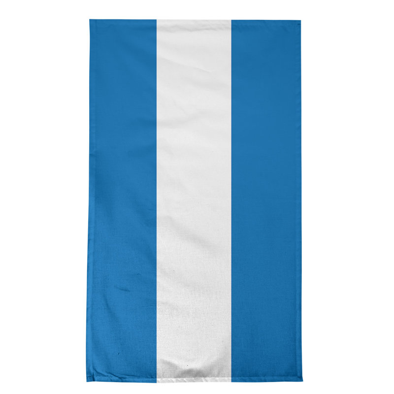 Serviette de thé basket Philadelphia, Bleu / Blanc / Bleu, Coton