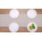 TDA Series Table 12 16-Piece Natural White Coupe Dinnerware Set, Service for 4, White