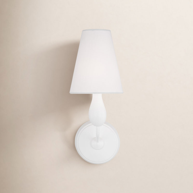 Ziba Dimmable Bath Sconce, Matte White