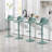 Modern Adjustable Swivel Bar Stools, Pu Leather Counter Barstool With Low Back, Kitchen Island Chairs With Large Base(Set Of 2)-118901123