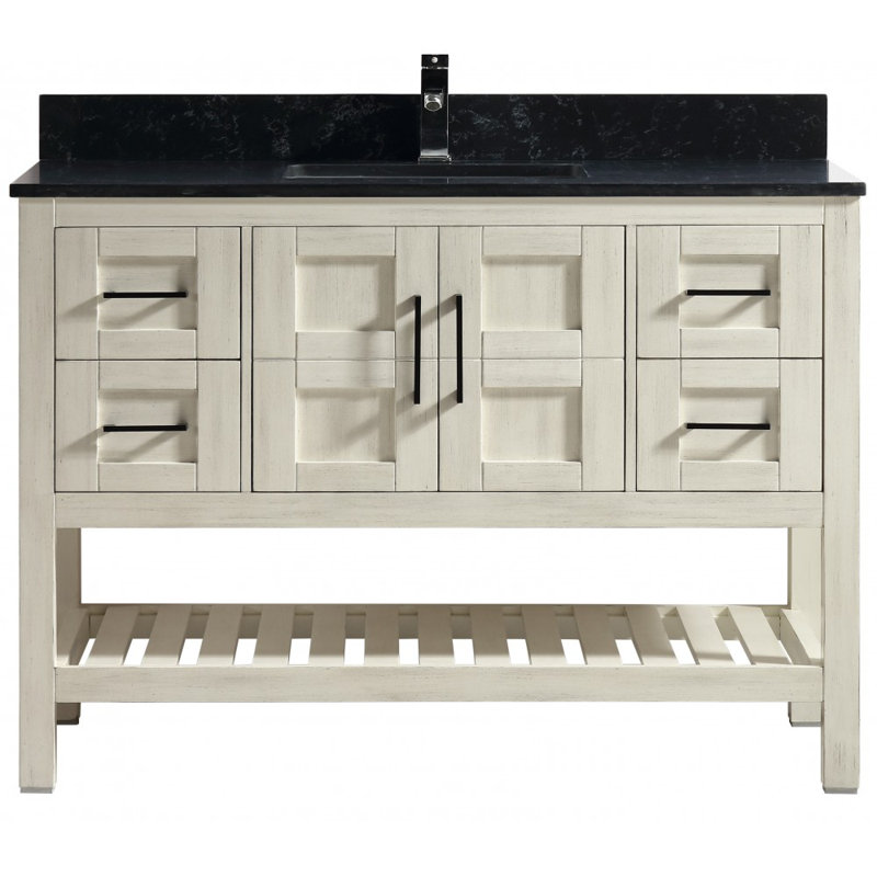Base de meuble-lavabo simple 47 po seulement, L 42,5 po x L 72 po