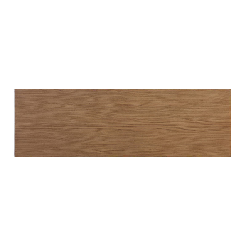 Sandstone Coastal Raffia Door Hall Chest with Nailhead Trim