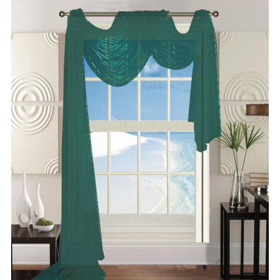 Écharpe de fenêtre occultant massif