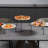 Erentraud Iron 3-Piece Pizza Plate Racks
