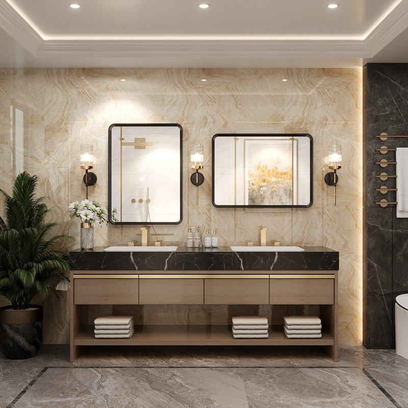 Miroir de meuble-lavabo mural Molly, 30 po x 22 po
