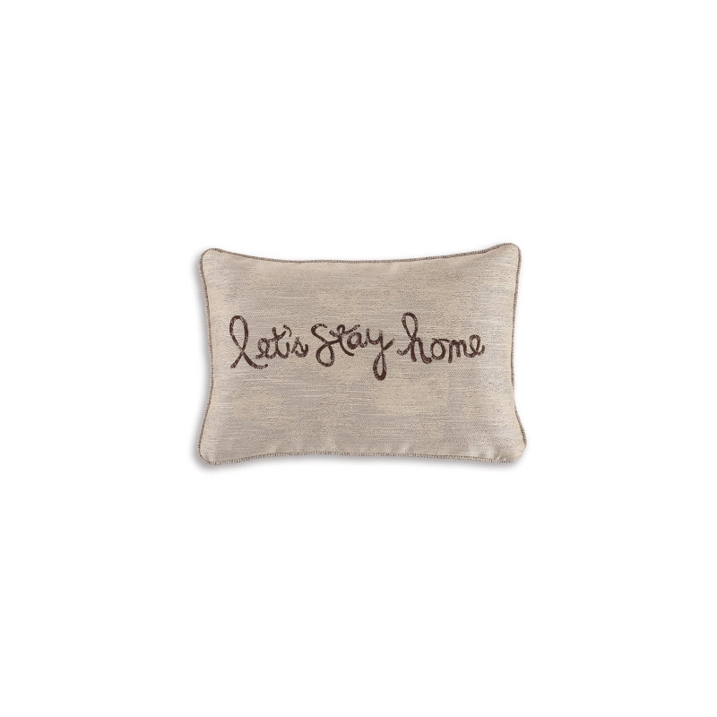  Coussin décoratif Lets Stay Home