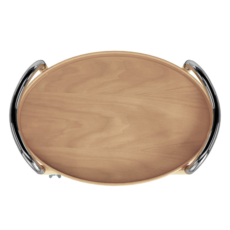 Meile Armadi Bar Cart, Oak, Oak