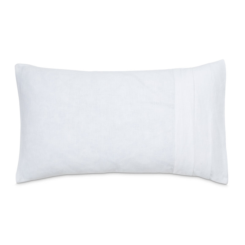 Addison Linen Duvet Set - White, Queen Duvet Cover + 4 Shams + 1 Pillow