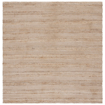Abianna Geometric Flatweave Ivory/Natural Area Rug