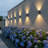 2-Light Black Aluminum Outdoor Wall Light(2-Pack)