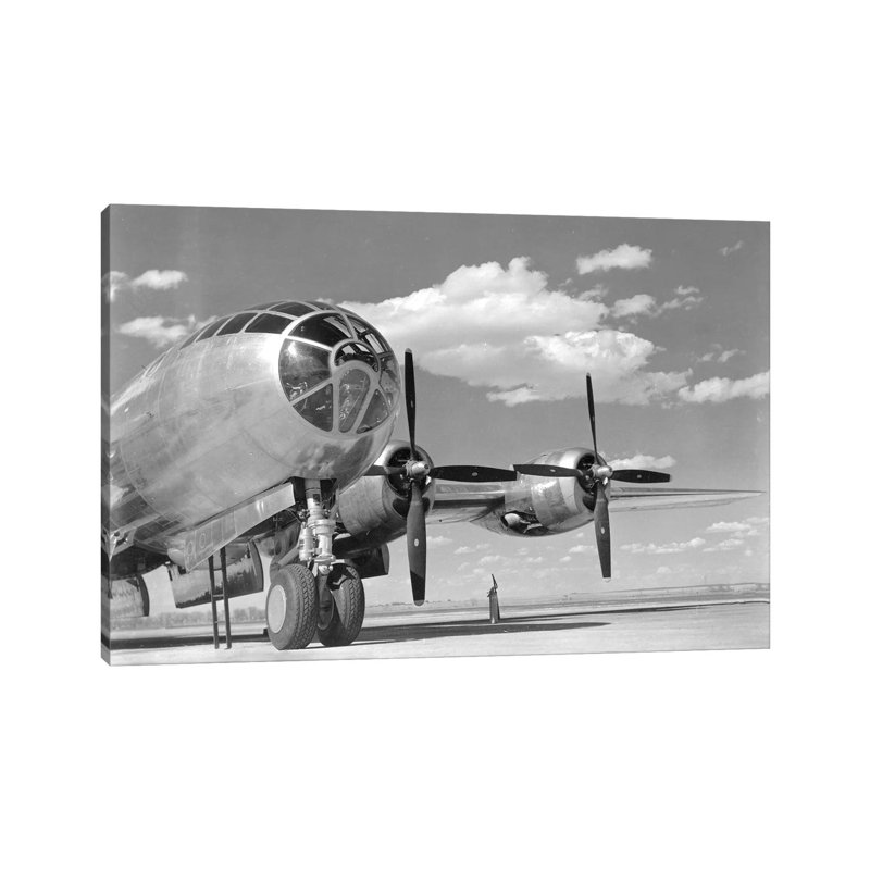 A US Army Air Forces B-29 Superfortress Bomber Aircraft by Stocktrek Images - Wrapped Canvas Print, 20.32 cm H x 30.48 cm W